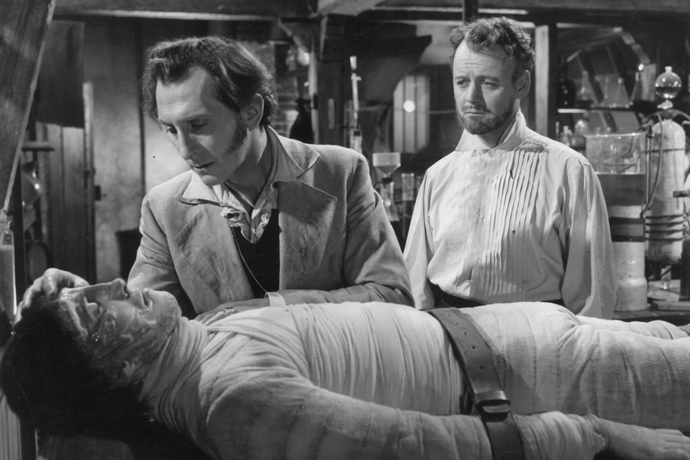 Peter Cushing and Christopher Lee