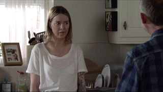 Abi voices her concerns to Kevin.