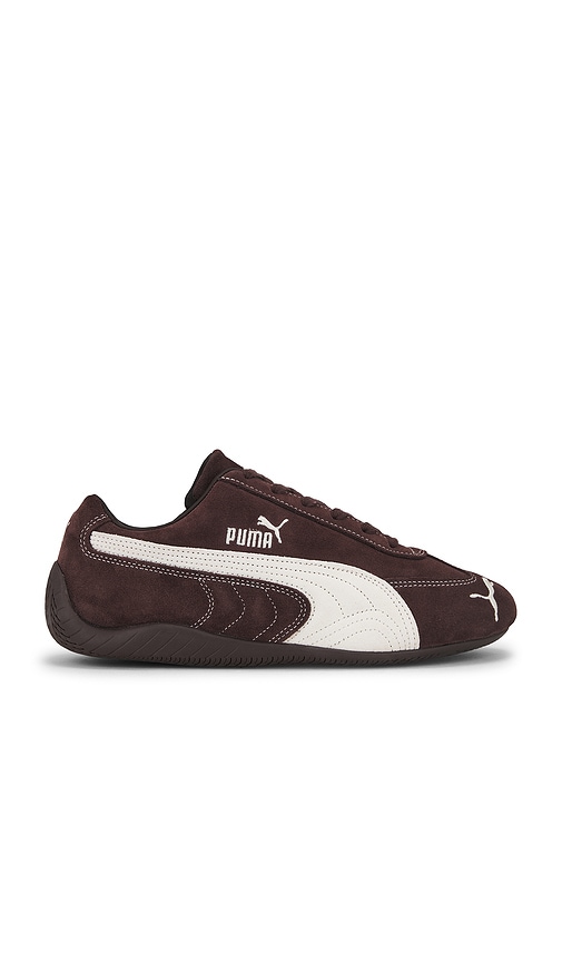 Speedcat Sneaker in Dark Chocolate-Frosted Ivory