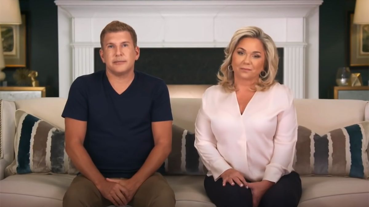 Todd and Julie Chrisley in an interview for Chrisley Knows Best.