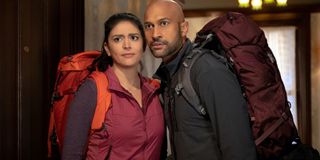 Keegan-Michael Key and Cecily Strong in the first still from Schmigadoon!
