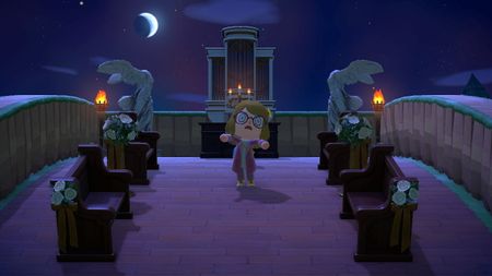 Animal Crossing: New Horizons Resident Evil 8 altar