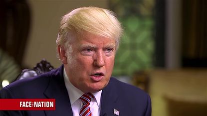 Donald Trump on "Face the Nation," talking judicial bias
