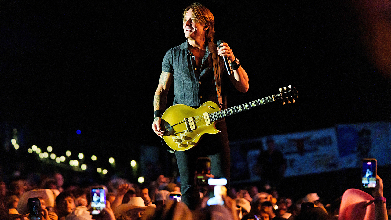 Keith Urban performs at Country Thunder Wisconsin at the Shadow Hill Ranch in Twin Lakes, Wisconsin on July 19, 2026
