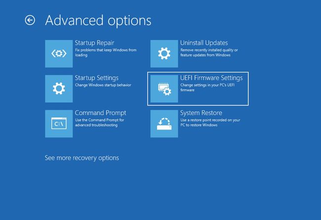 enter bios windows 10 no uefi