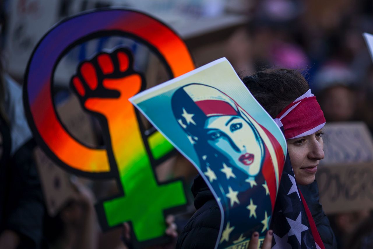 The 2018 Women&amp;#039;s March in Los Angeles. 