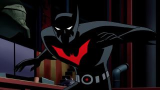 Terry McGinnis facing down Joker in Batman Beyond: Return of The Joker