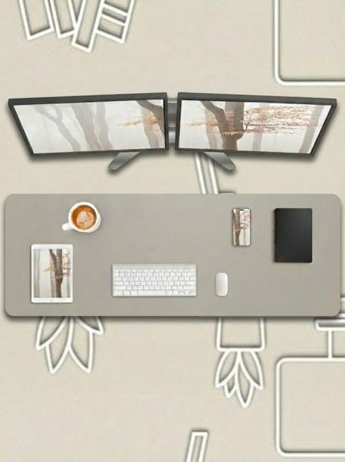 Afiing Leather Desk Pad Protector