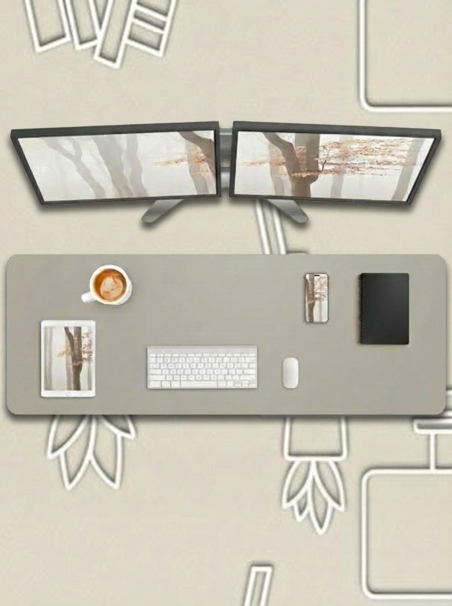 Afiing Leather Desk Pad Protector