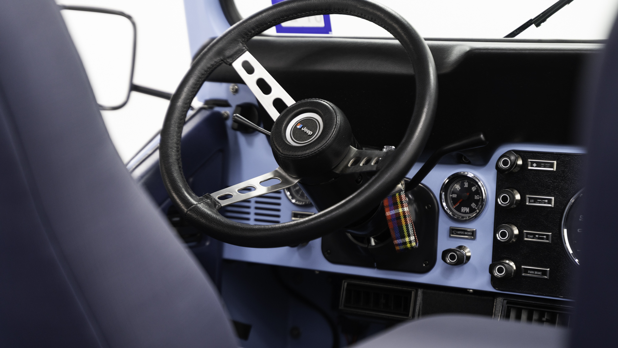 Interior details of the Vigilante Scrambler