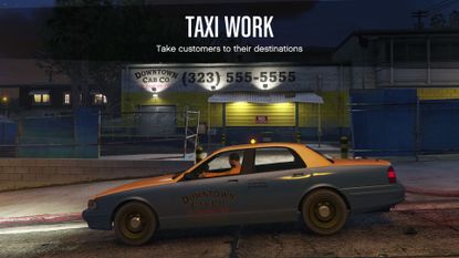 GTA Online Taxi Work