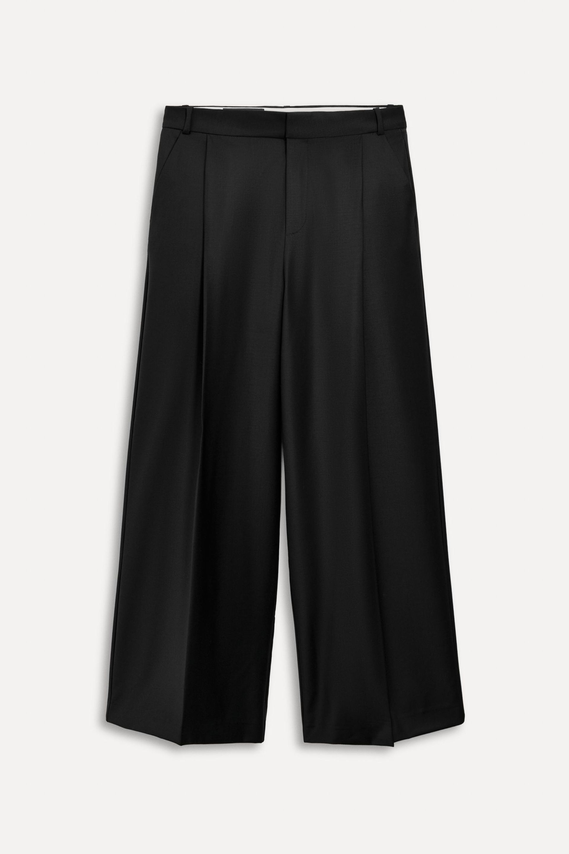 50th Anniversary Wool Blend Pleated Pants