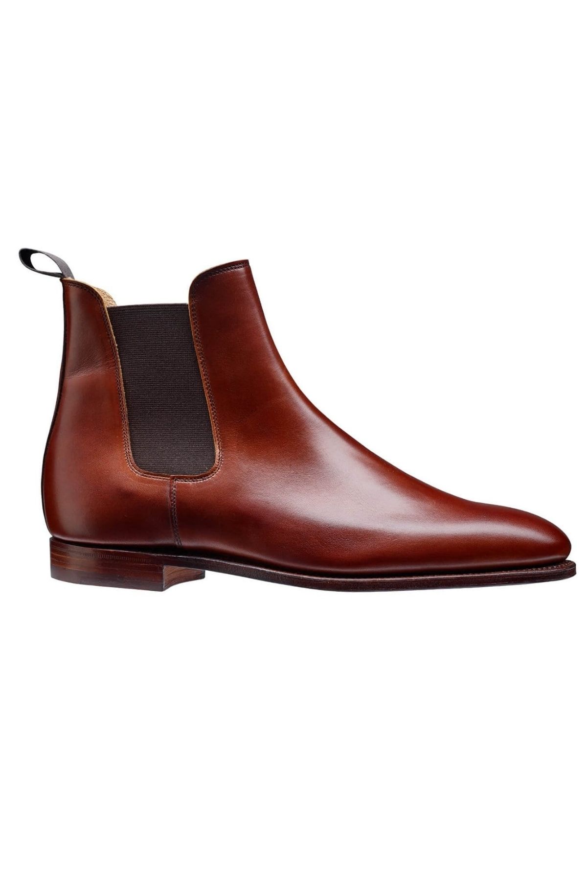 chestnut Chelsea boots