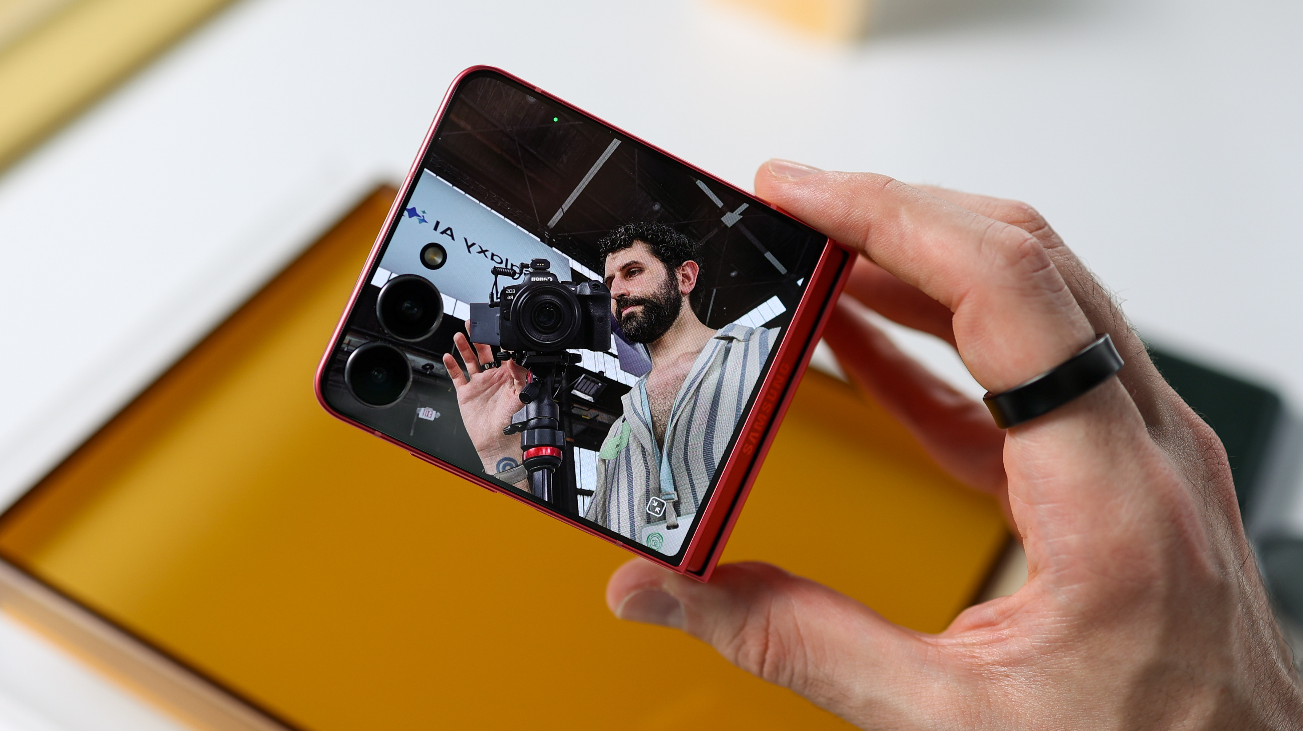 A photo of the Samsung Galaxy Z Flip 7