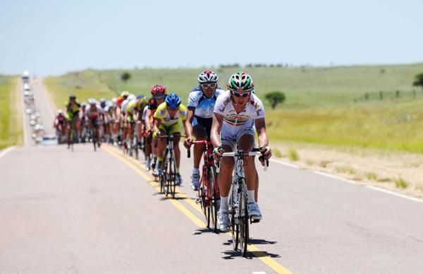 Filippo Pozzato (Katusha) attacks the peloton