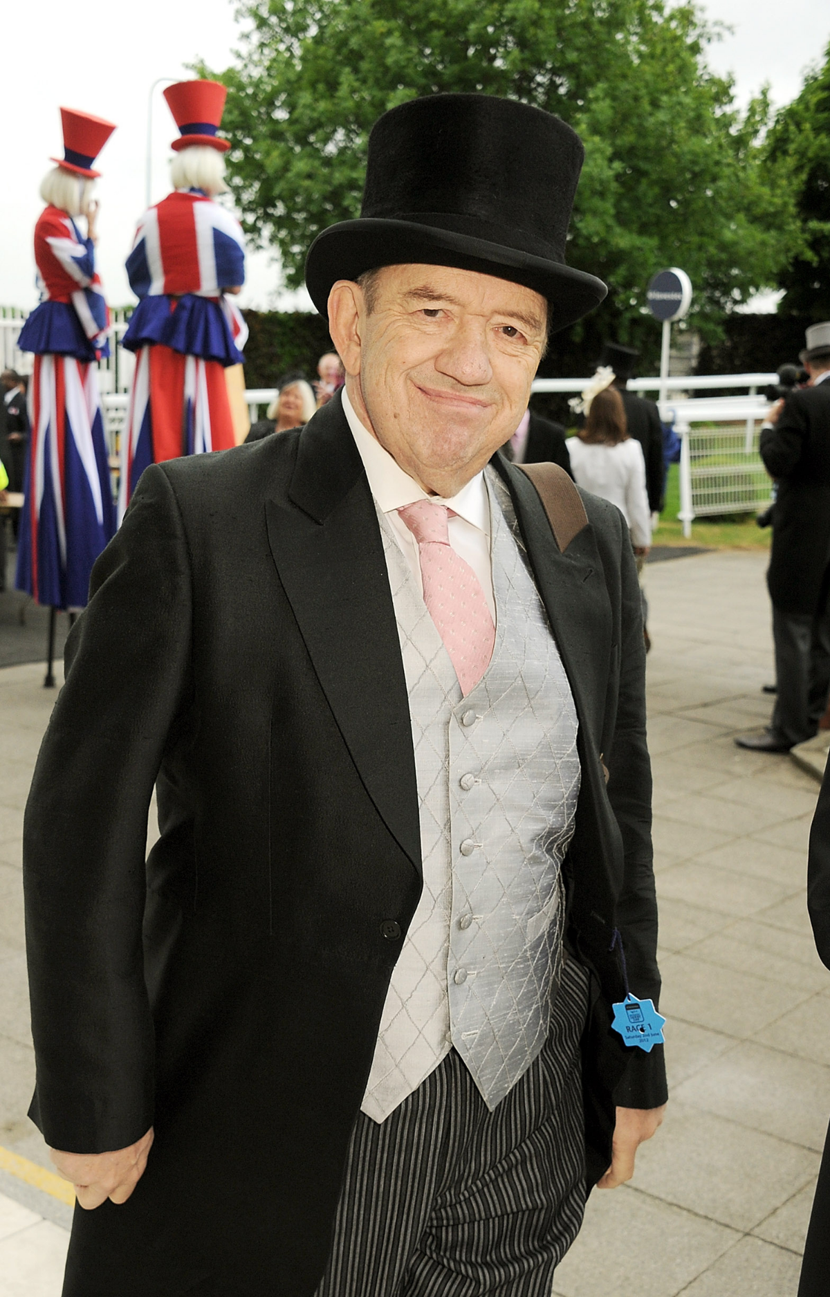 Mel Smith attends Investec Derby Day in Epsom, England