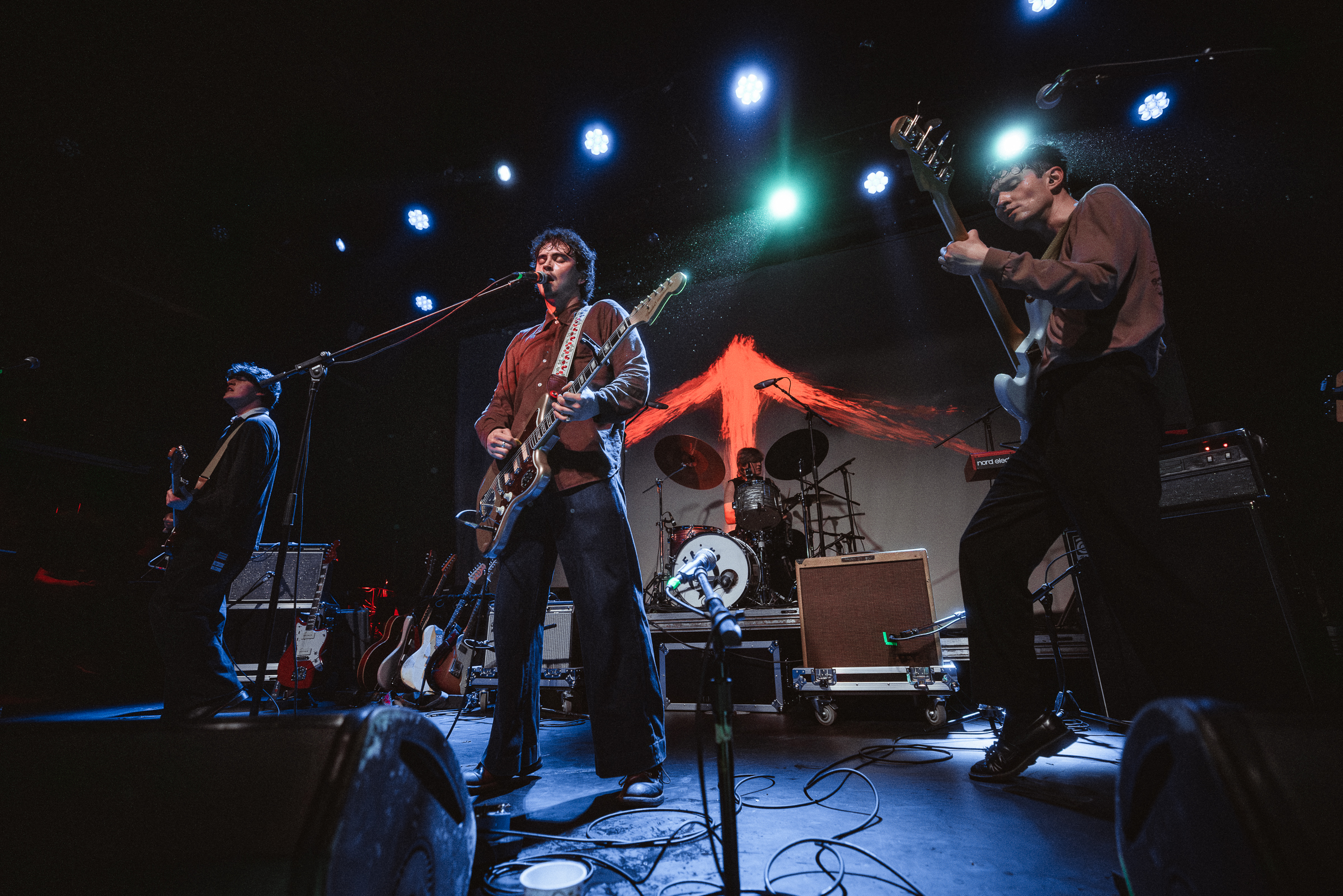 Friko playing live on stage