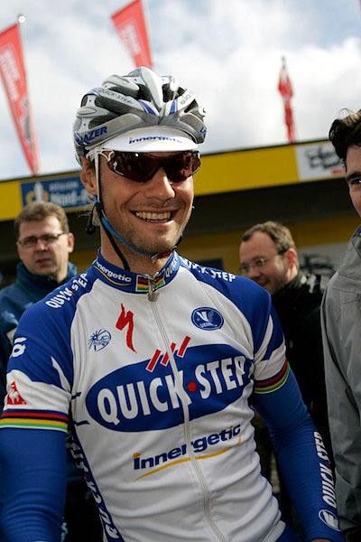 Tom Boonen is all smiles as he won his second l'enfer du Nord.