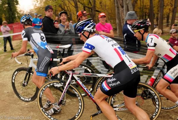 Jeremy Powers (Rapha Focus) keeping pace with Summerhill