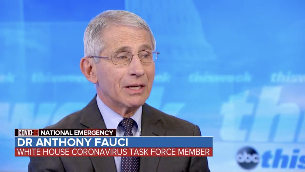 Anthony Fauci.