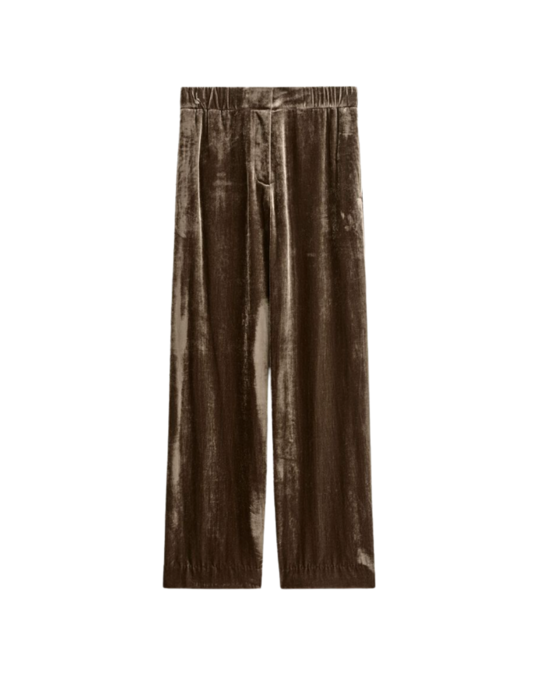 COS, Velvet Elasticated Straight-Leg Trousers