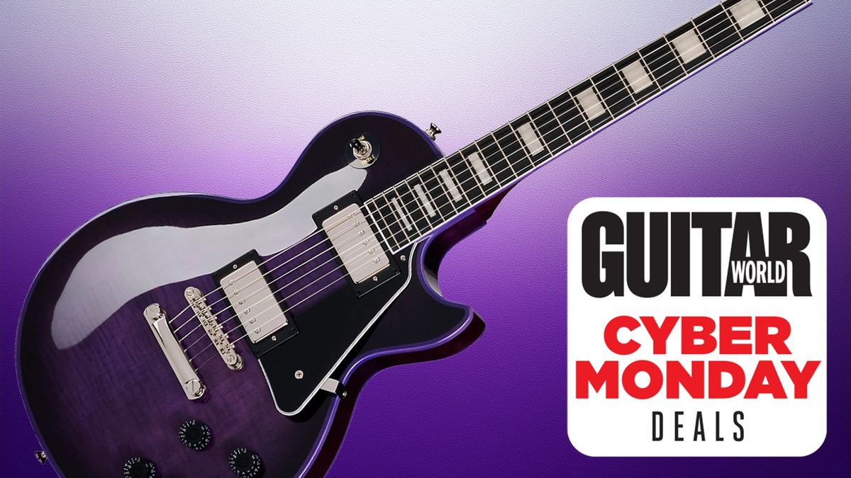An Epiphone Les Paul in one of Gibson's most desirable one-off