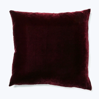 velvet throw pillow