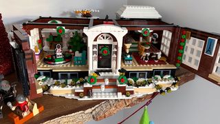 Lego Home Alone house lower floor
