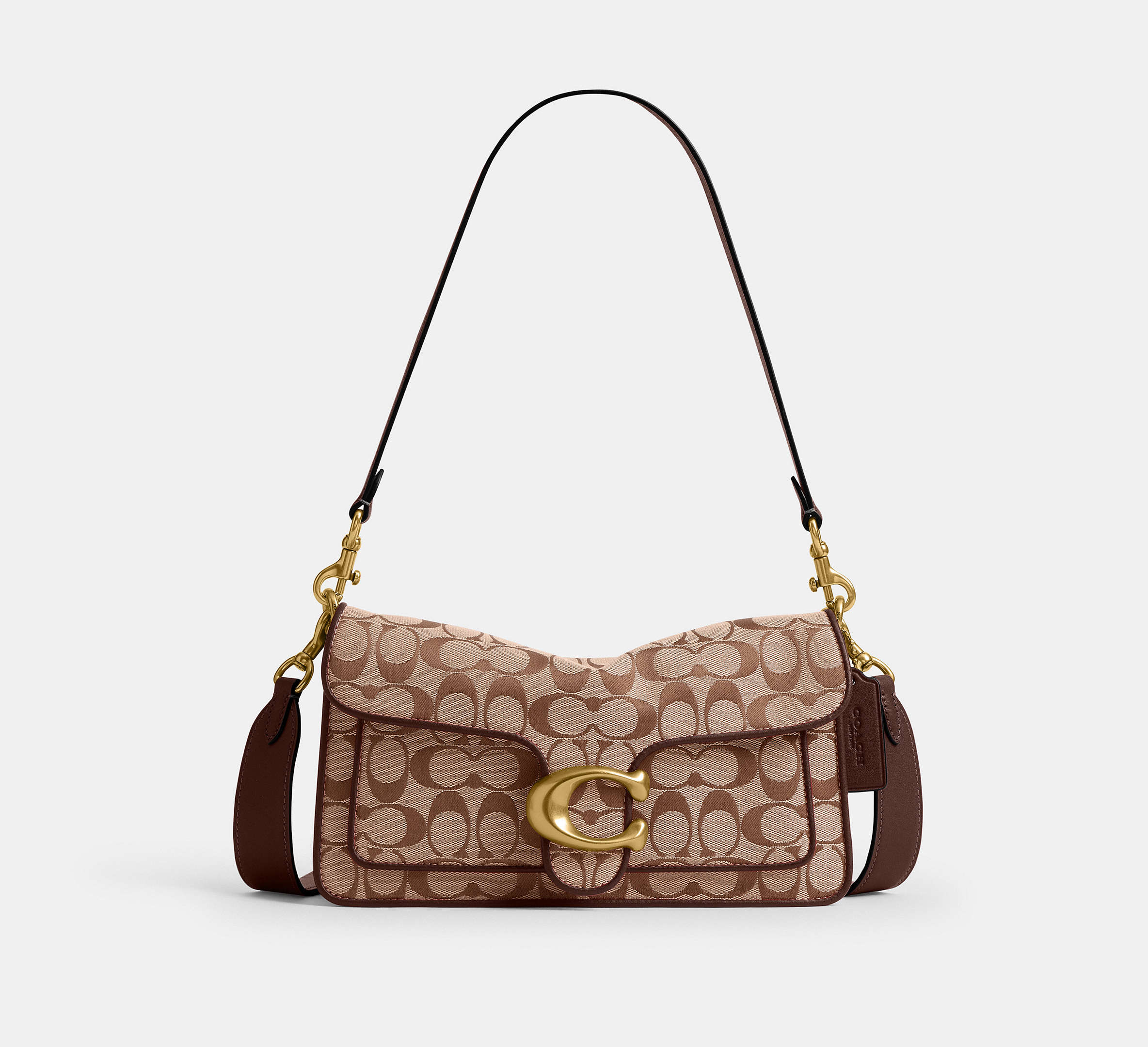 Tabby Shoulder Bag 26 In Signature Jacquard