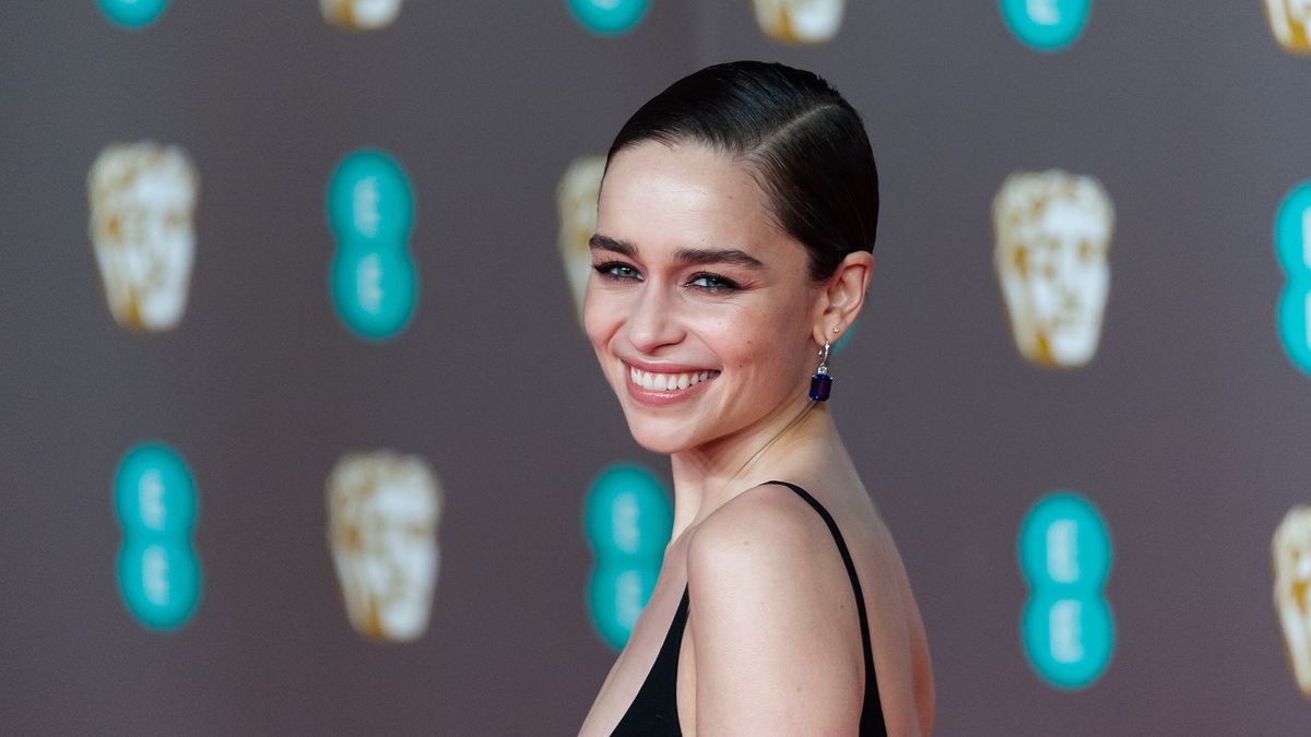 Emilia Clarke attends the EE British Academy Film Awards ceremony