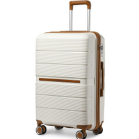 British Traveller Lightweight Suitcase:was £89.99now £64.98 at Amazon (save £25)