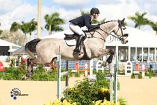 Tanner Korotkin makes his debut for his country in this week's Nations Cup at the Winter Equestrian Festival