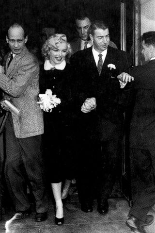 Marilyn Monroe And Joe DiMaggio's Wedding, 1954