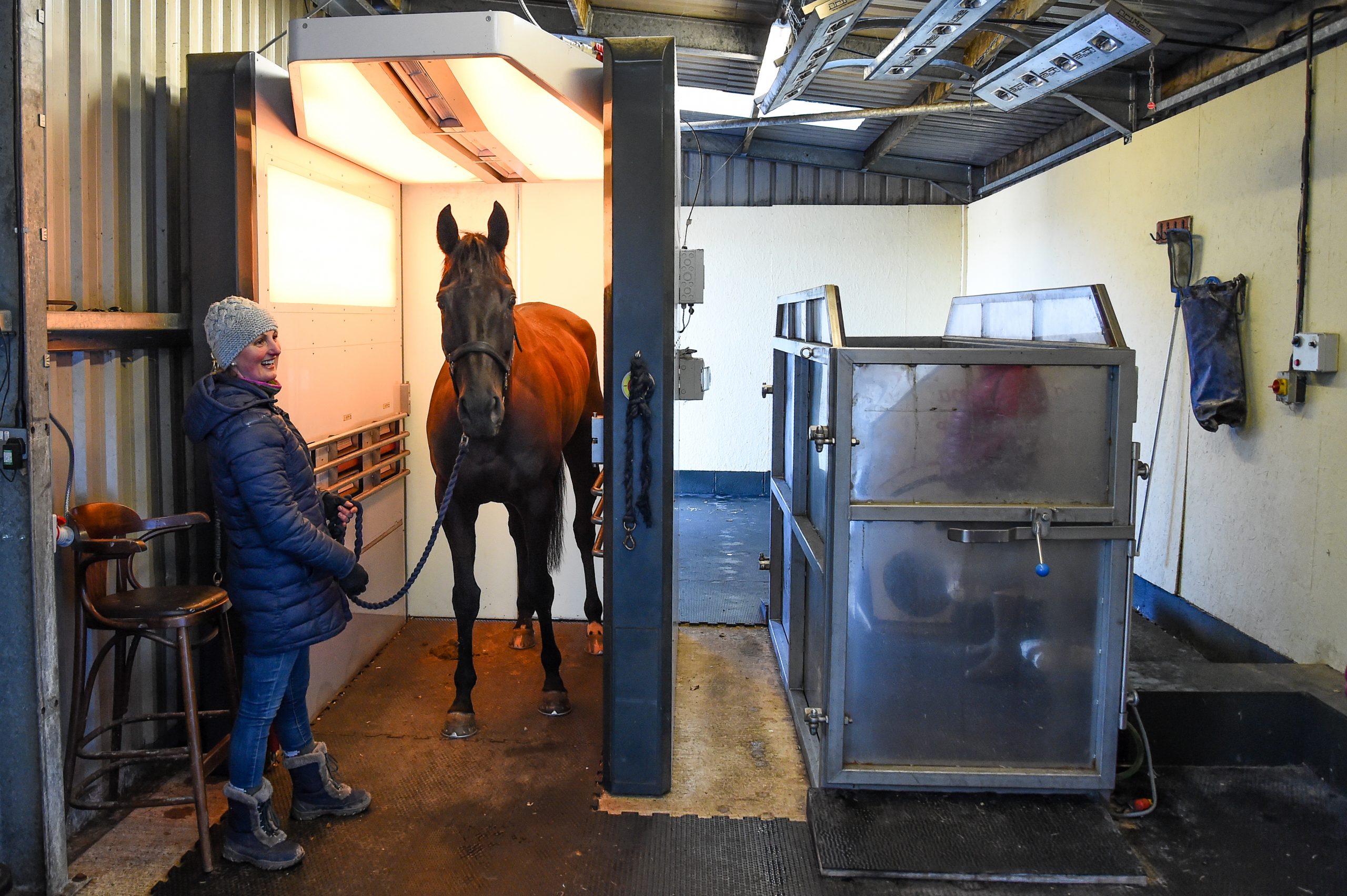 The Equusir BEST-box in action at Dan Skelton's Warwickshire yard