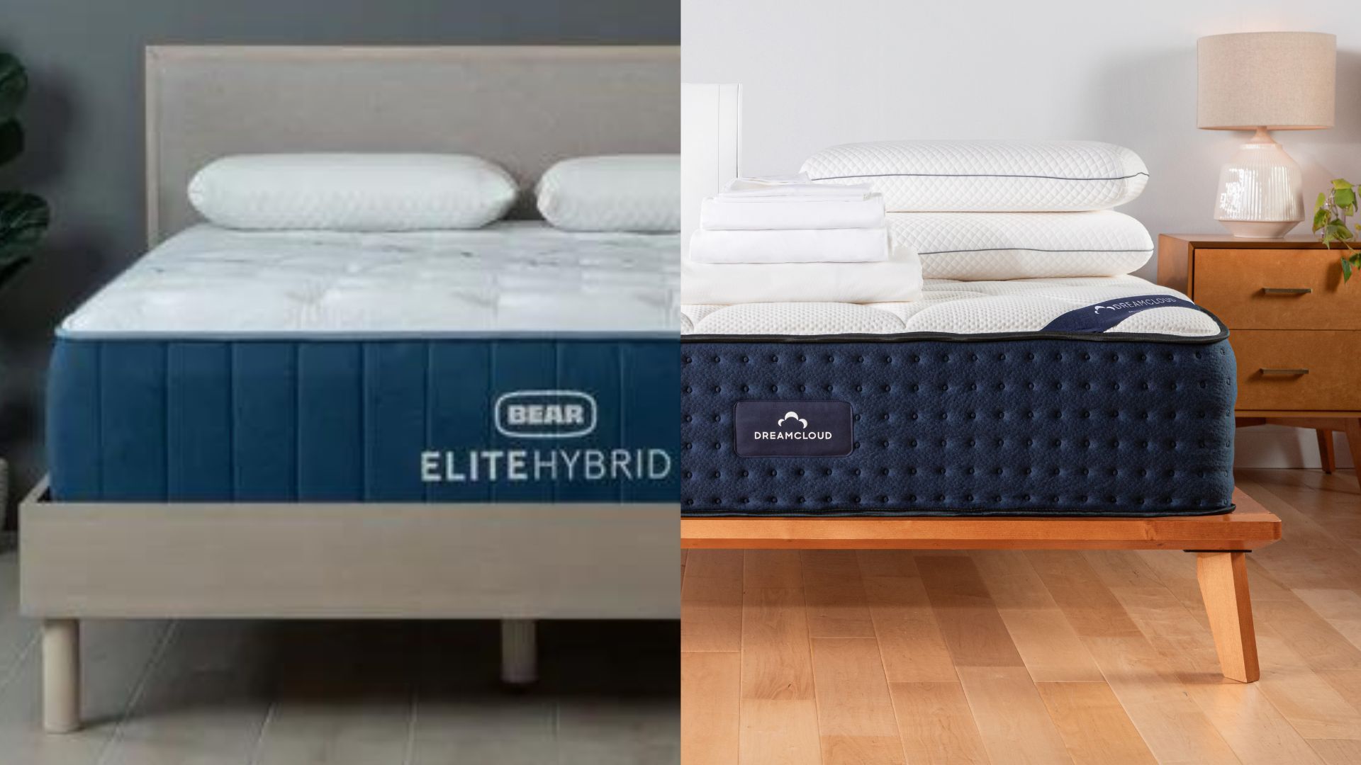 Bear Elite Hybrid vs DreamCloud hybrid mattress Which bed best suits