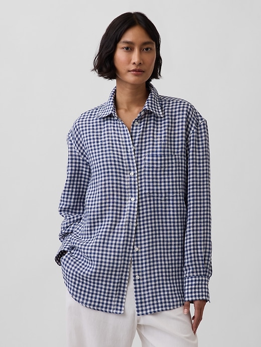 100% Linen Oversized Shirt