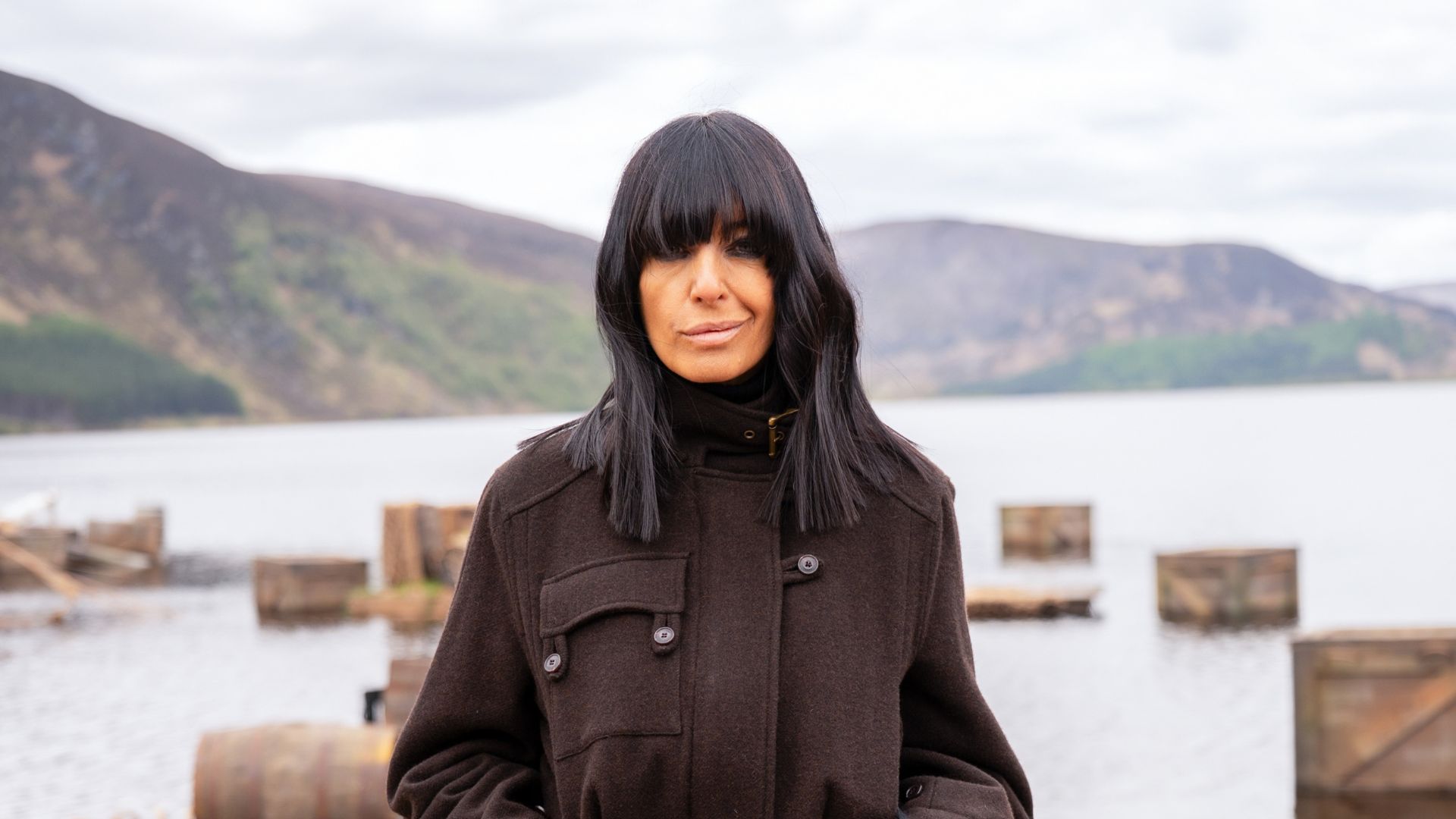 Claudia Winkleman in episode one of The Celebrity Traitors 