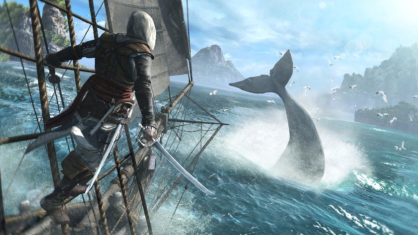 Watching a whale from a pirate&#039;s ship in Assassin&#039;s Creed 4: Black Flag