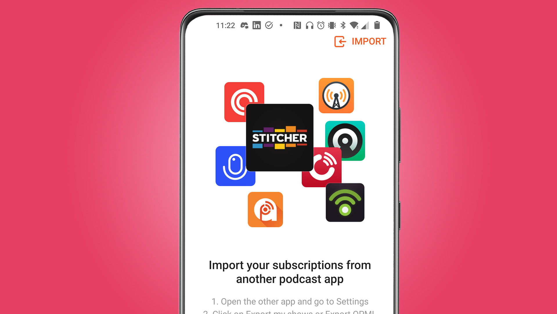 Pocket Casts import