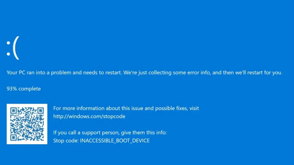 How to Fix an INACCESSIBLE BOOT DEVICE BSOD in Windows 11 or 10 