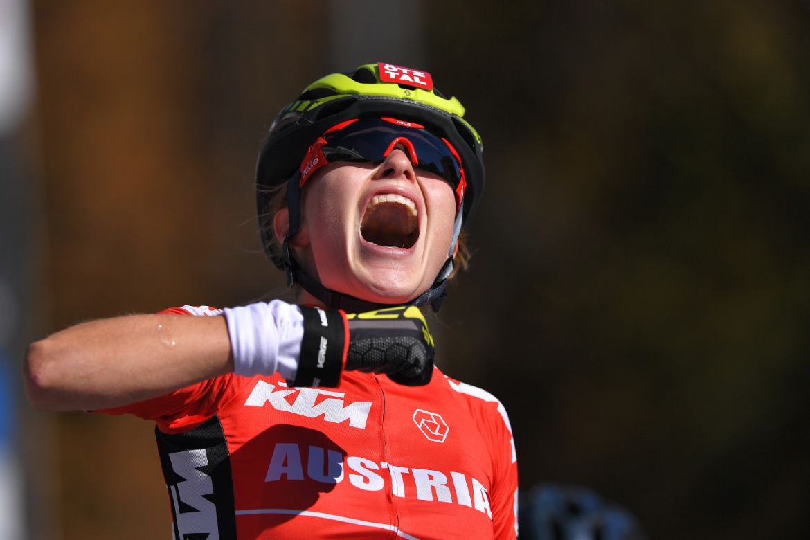Delight for Laura Stigger, the new world champion