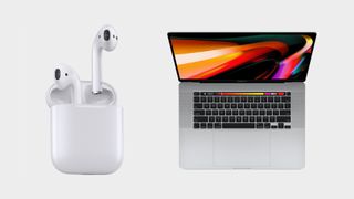 AirPods and MacBook Pro