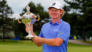 Brandt Snedeker with the trophy after his win in the 2013 RBC Canadian Open