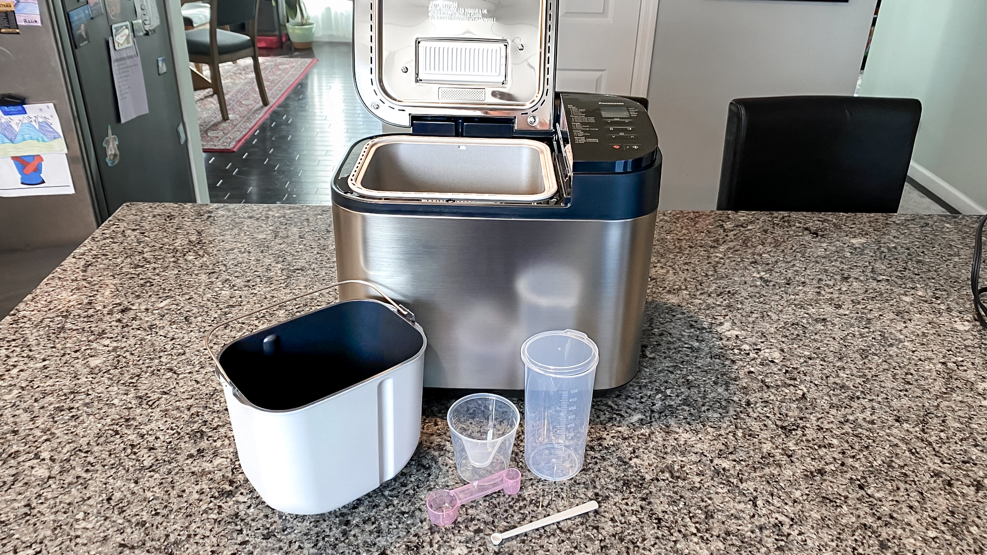 Panasonic Automatic Bread Maker on a kitchen counter