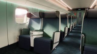 The 'green seats' in Tangerine's JR-East E10 Shinkansen carriages