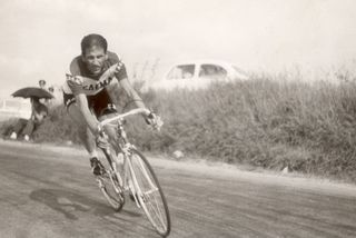 Vittorio Adorni in full flight in 1968, the year of his world title victory