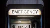 An emergency telephone booth from Alien Isolation.
