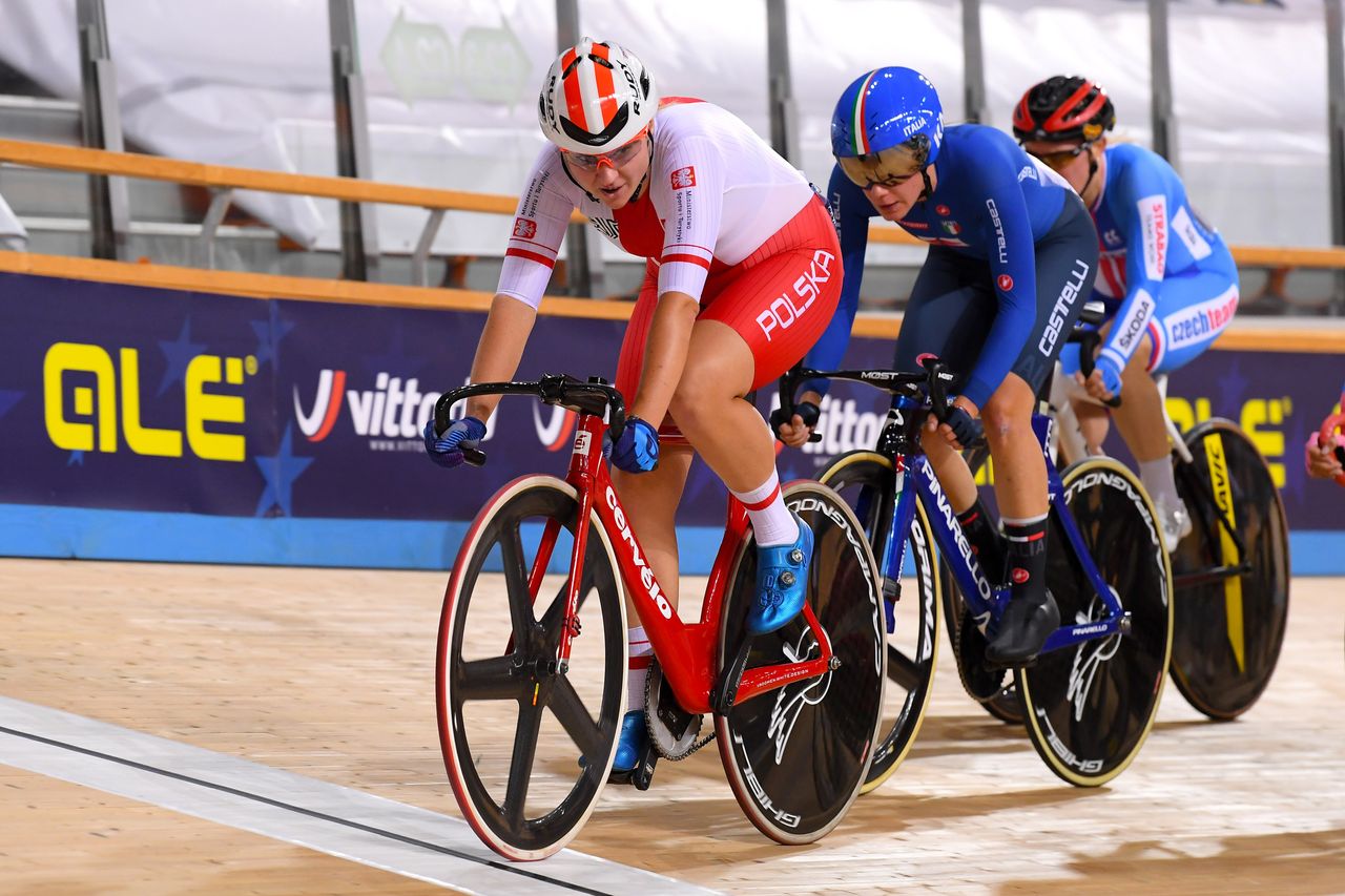2020 UEC Track European Championships Plovdiv 4th Day 14112020 Points Race Women Kate Archbold Great Britain photo Dario BelingheriBettiniPhoto2020