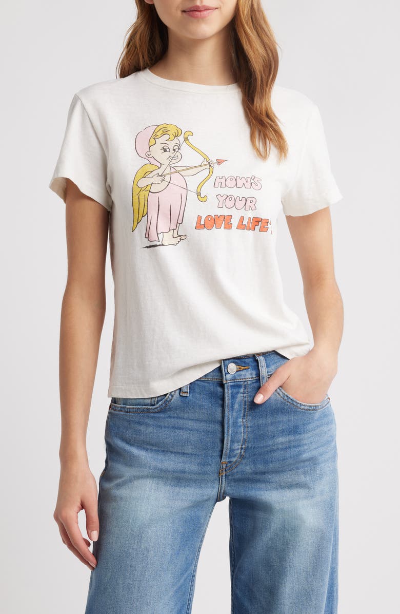 Classic Love Life Cotton Graphic T-Shirt