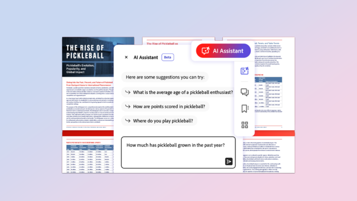 Adobe launches AI Assistant for its PDF reader — here's what it can do ...